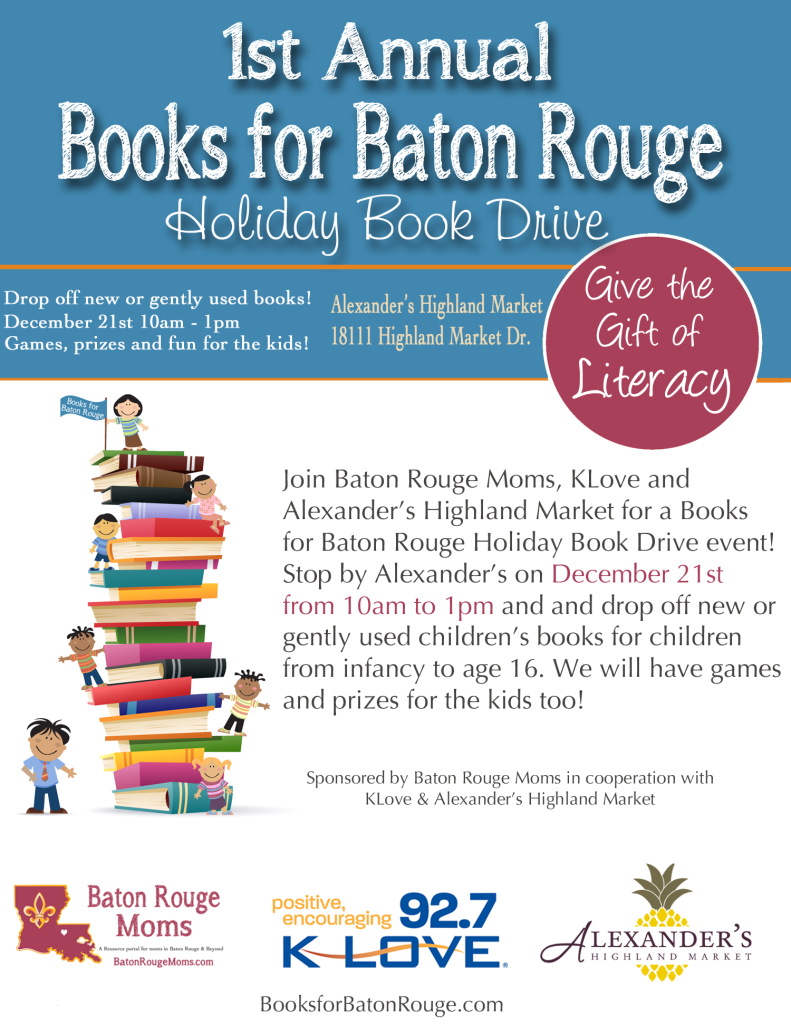 Books for Baton Rouge Holiday Book Drive