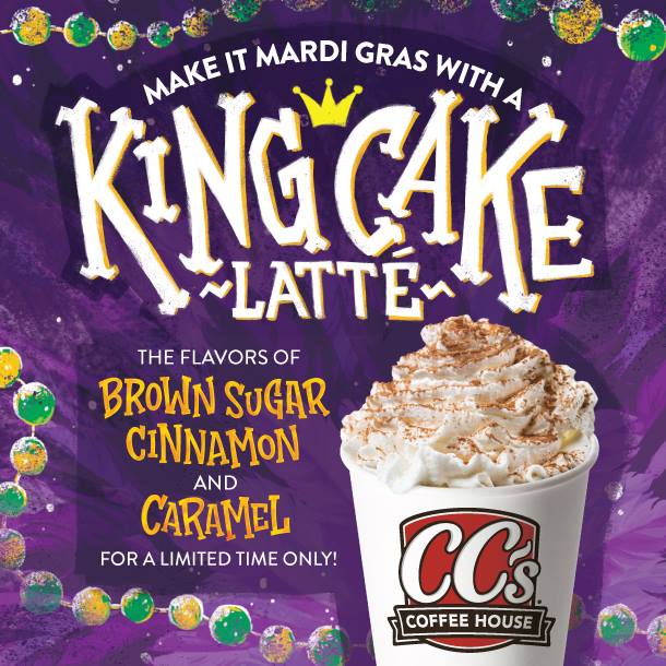 King Cake Latte
