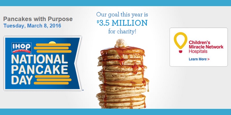 National Pancake Day Free Ihop pancakes