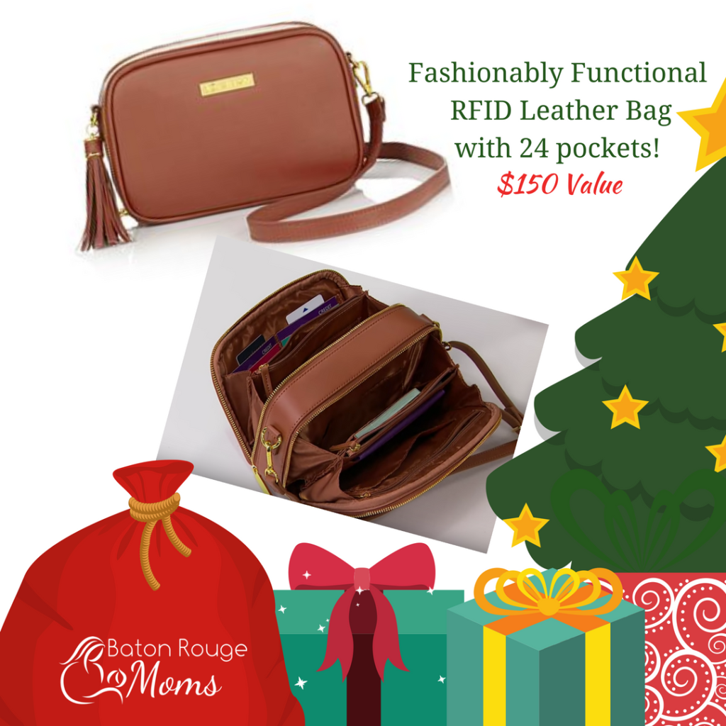 Fashionably Functional RFID Leather Bag - 24 Pockets {Valued at $150}