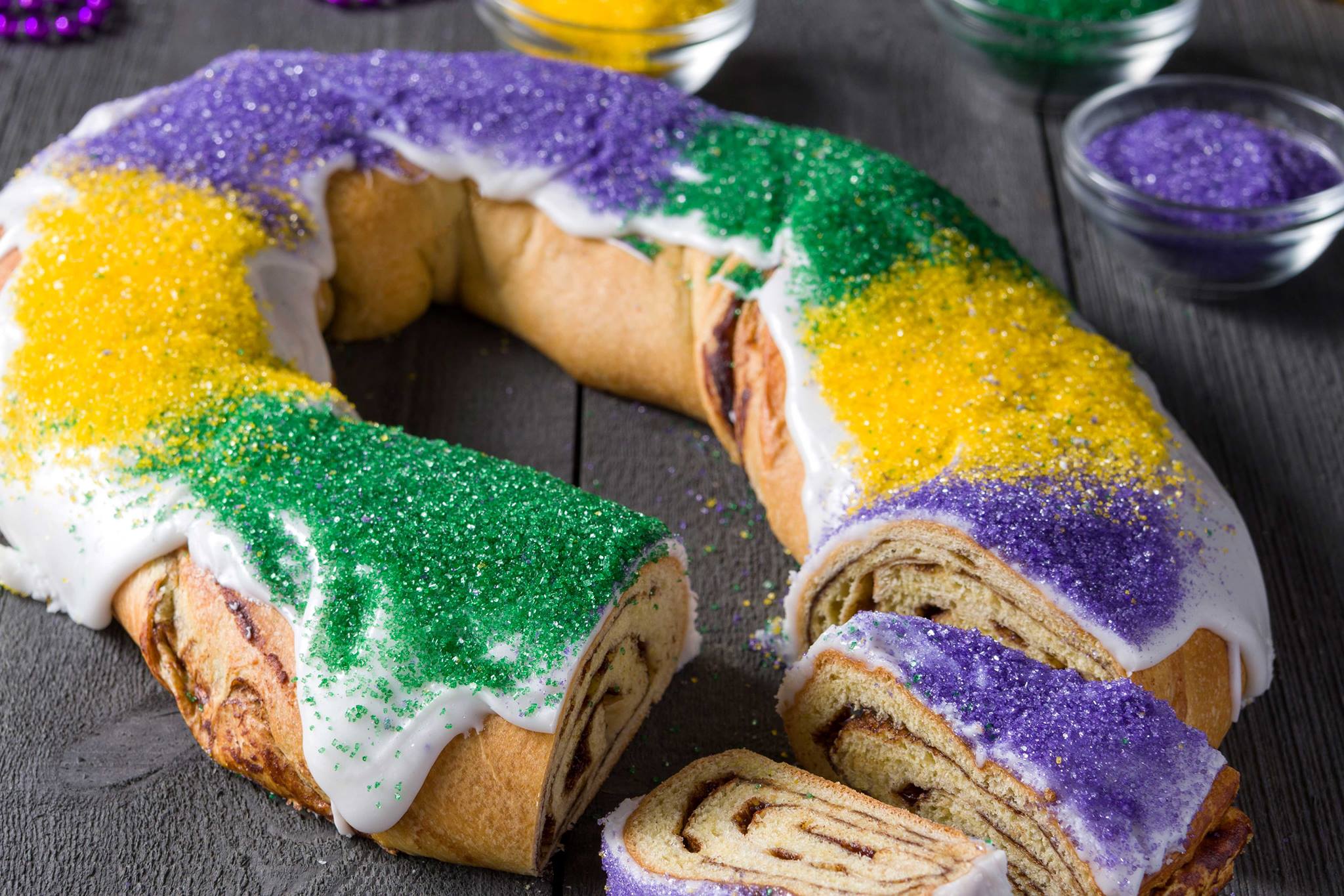 Baton Rouge King Cake