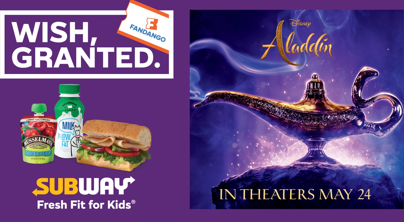 Aladdin Movie Ticket