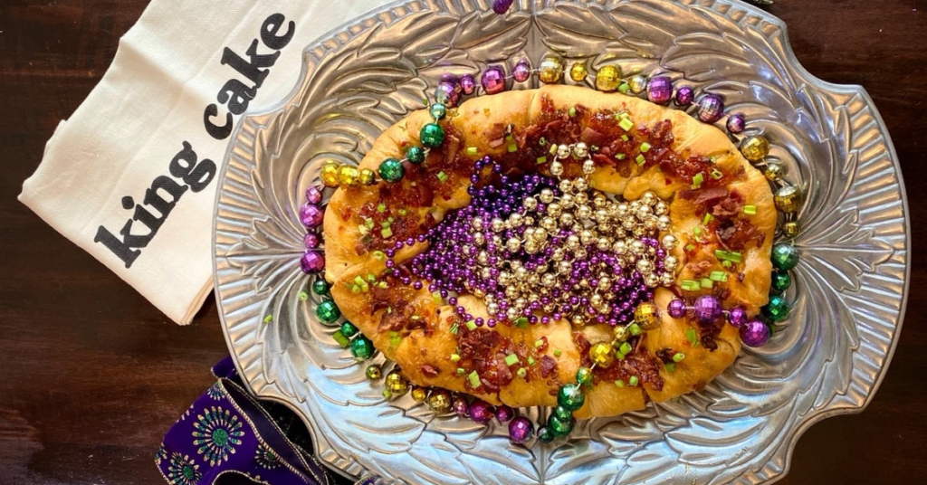 Easy Boudin King Cake - Mardi Gras Recipe