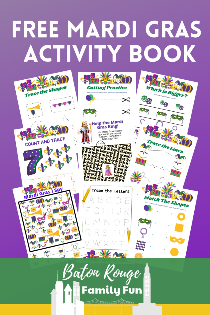  Mardi Gras Activity Book