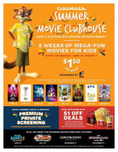 Cinemark Summer Movie Clubhouse