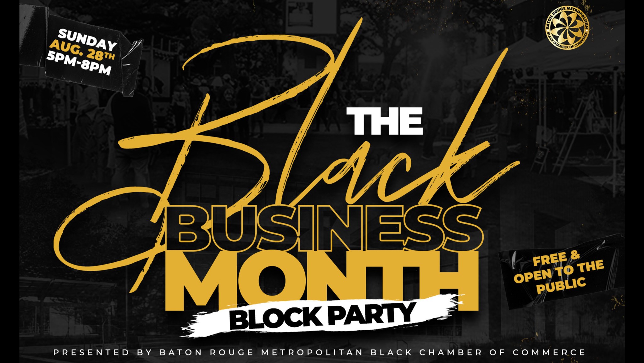 National Black Business Month Block Party