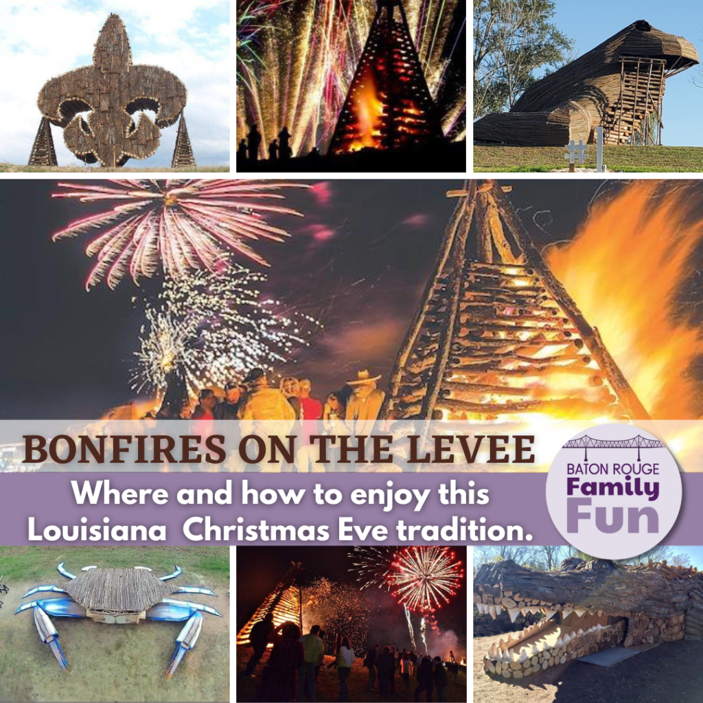 Bonfires on the Levee - A Louisiana Christmas Eve Tradition