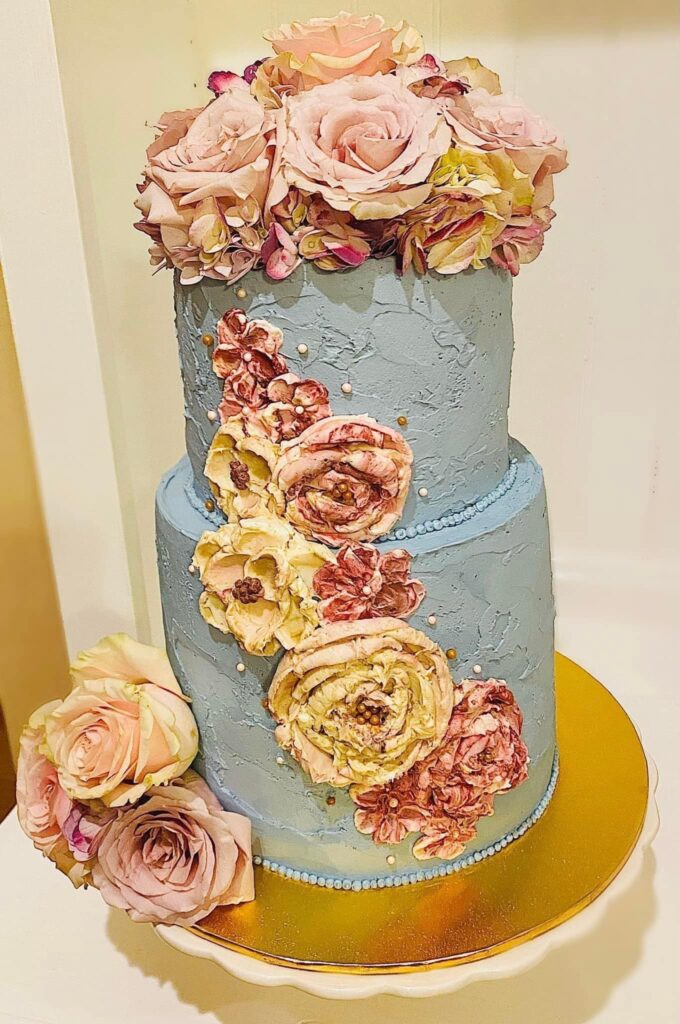 Palette Knife Painted Cakes