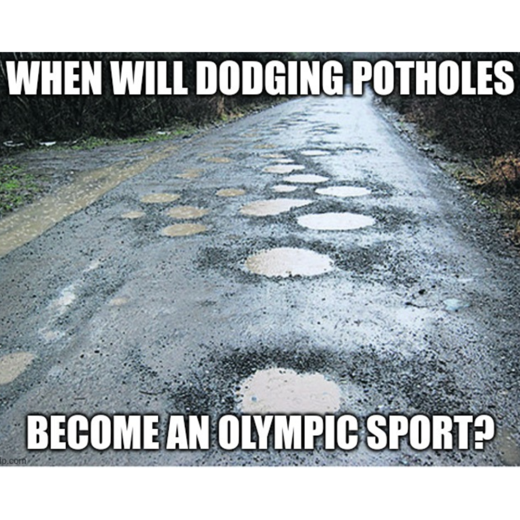 report potholes in Baton Rouge